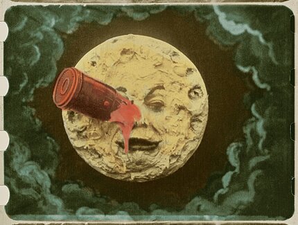 Die Reise zum Mond (La voyage dans le lune). Georges Melies. F 1902 (c) Creatice Commons