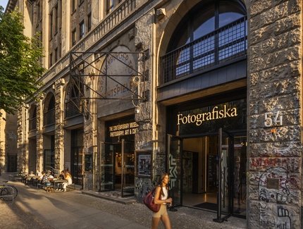 Fotografiska Berlin, Außenansicht Eingang
