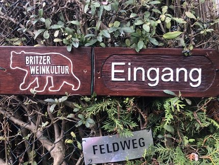 Eingang der Britzer WeinKultur