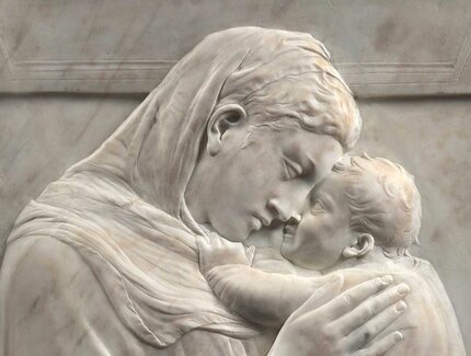 Donatello, Madonna und Kind (Die Pazzi Madonna), Detail, ca. 1420 © Staatliche Museen zu Berlin, Skulpturensammlung und Museum für Byzantinische Kunst, Antje Voigt