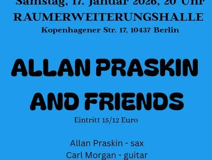 Allan Praskin and Friends - Flyer