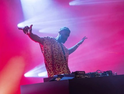 DJ Set von Ben Olayinka im Rahmen von Durchlüften - Open Air