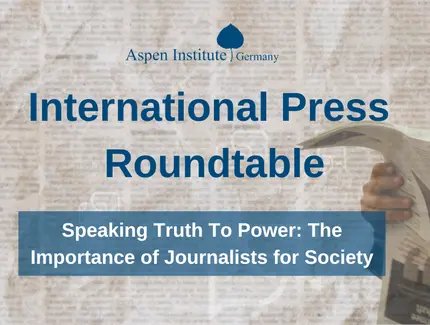 Veranstaltungen in Berlin: Der Macht die Stirn bieten: Die Bedeutung von Journalist*innen für die Gesellschaft