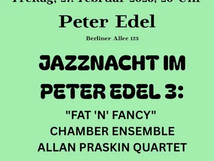 Flyer Jazz am Helmholtzplatz