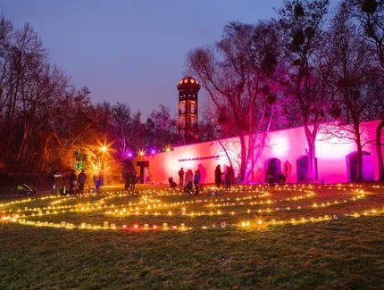 Advent-im-Park-Labyrinth 2019