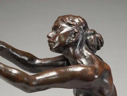 Camille Claudel, L’Implorante (petit modèle), Detail, Entwurf 1898 (Guss um 1905?), Bronze, Alte Nationalgalerie Foto: courtesy of Bowman Sculpture Gallery, London, UK
