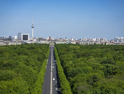 Berlin Tiergarten, Luftaufnahme