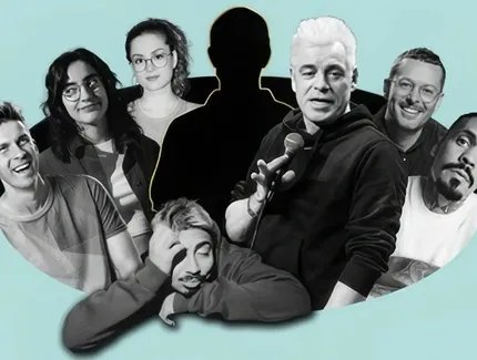 Gruppe von Comedians I Kabarettist:innen