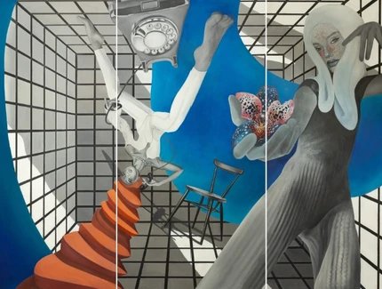 Disorientation, oil on canvas, 200 cm x 300 cm 2025