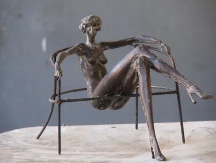 Reinhold Petermann, Frau im Sessel, 2003