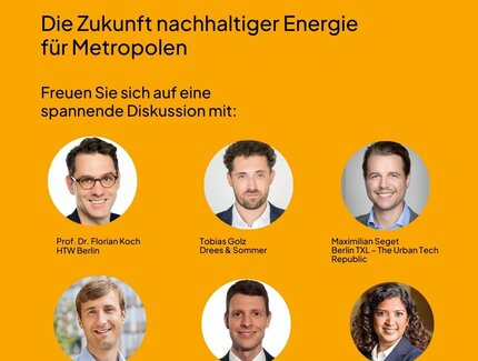 KEY VISUAL Berlin Design Week 2024 Panel: Wie gestalten wir eine nachhaltige Energiezukunft für Metropolen?