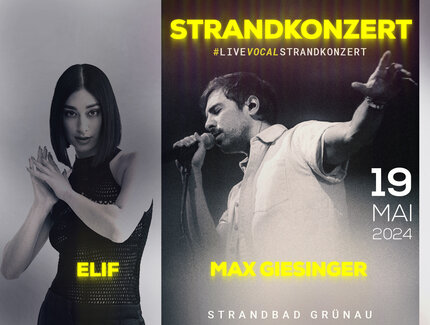 KEY VISUAL Max Giesinger / Elif / Revelle - Strandkonzert