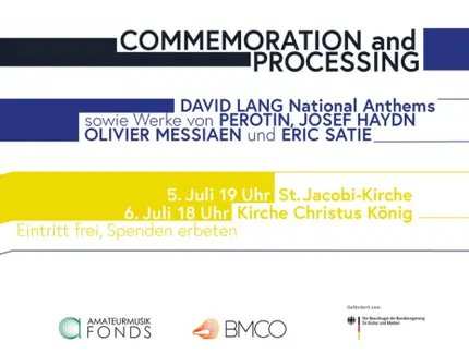 COMMEMORATION AND PROCESSING