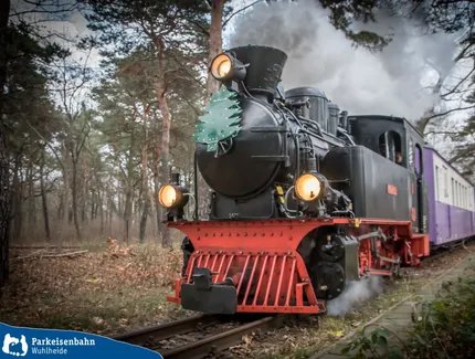 "Tschüss Weihnachtsmann" bei der Parkeisenbahn Wuhlheide