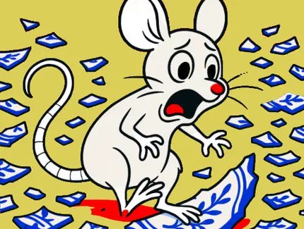Die Maus im Porzellanladen
