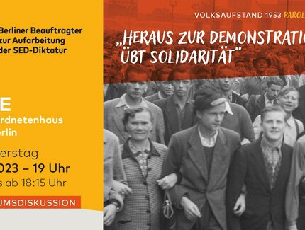 Veranstaltungen in Berlin: Podiumsdiskussion „Heraus zur Demonstration, übt Solidarität“