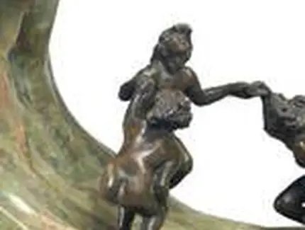 Camille Claudel, La Vague (Die Welle), 1897 (Modell, Ausführung 1898–1903), Onyx, Bronze, 62 x 56 x 50 cm