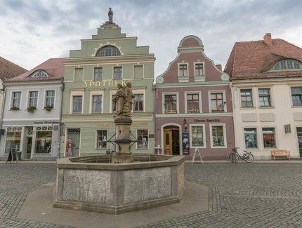 Altmarkt in Cottbus.