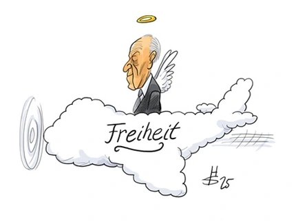 Adenauer auf der Wolke
