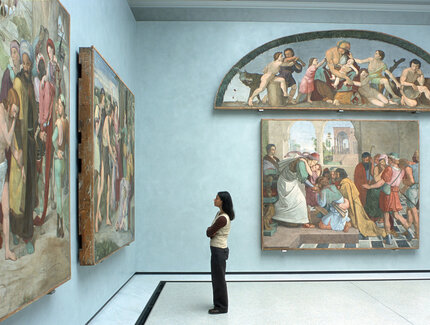 Museo "Alte Nationalgalerie" a Berlino: frescos de la casa bartholdy