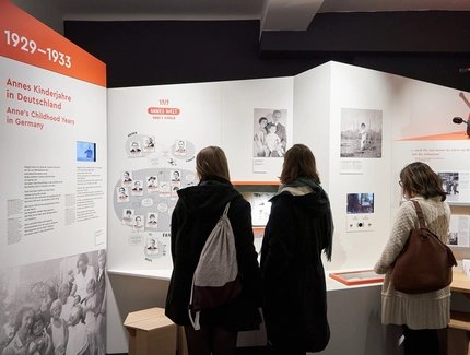 Ausstellung im Anne Frank Zentrum