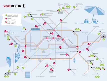 Berlin Badekarte
