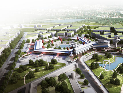Urban Tech Republic : Esquisse de projet de réutilisation de l'ancien aéroport de Berlin Tegel