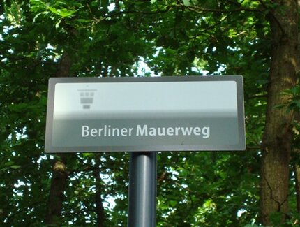 Berliner Mauerweg vom Hotel Sperlingshof