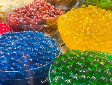 Boba Fruit Pearls for Bubble Tea 