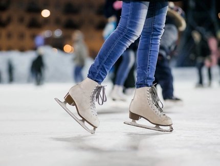 Ice skating in Berlin
