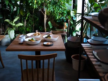Visite de Berlin durable : FREA - restaurant végétalien sans déchets