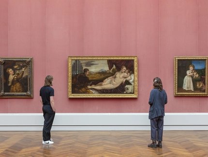 Salle d'exposition à la Gemäldegalerie de Berlin