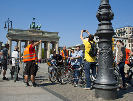 Fahrradtour am Brandenburger Tor