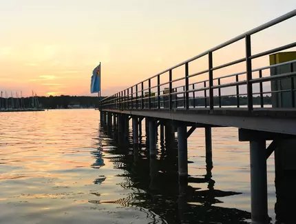 Sunset at the Wannsee