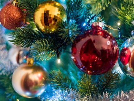 Close-Up Of Christmas Tree
