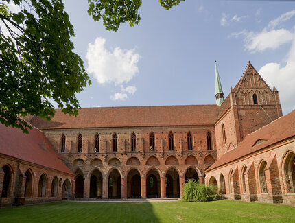 Aussenansicht vom Kloster Chorin in Brandenburg