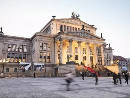 Exterior view of the Konzerthaus Berlin on Gendarmenmarkt