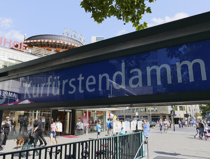 Underground station Kurfürstendamm in Berlin