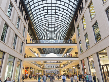 Mall of Berlín en la Leipziger Straße
