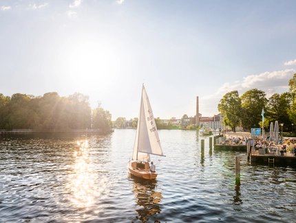 Die Müggelspree in Friedrichshagen