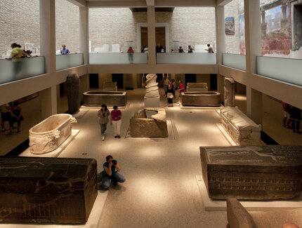 Patio Egipcio en el Museo Nuevo de Berlín