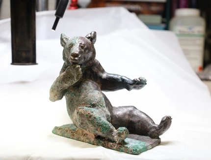 PETRI Berlin, Bronzebär Ausgrabung Molkenmarkt Berlin