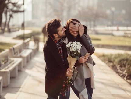 Couple on Valentine's Day