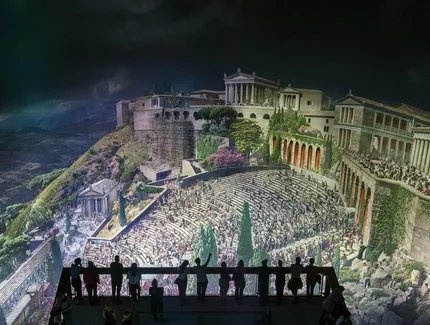 Pergamon.panorama exhibition of Yadegar Asisi in Berlin