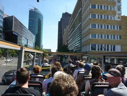 Potzdamer Platz vom Bus