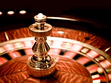 Casino roulette in motion