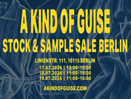 AKOG SAMPLE SALE BERLIN 