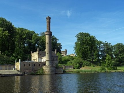 Schloss Babelsberg vom Wasser