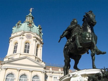 Reiterstandbild vor dem Schloß Charlottenburg
