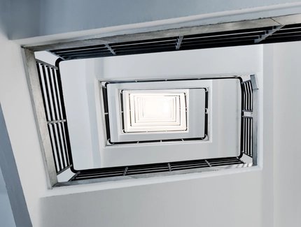Treppenhaus im Siemens Schaltwerk-Hochhaus